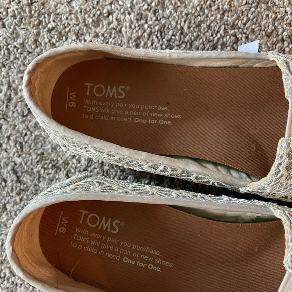 Silver lace TOMS - Picture 4 of 5